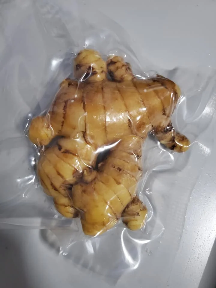 Frozen Crushed Ginger Cubes Frozen Ginger Peeled Frozen Vegetable