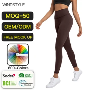 OEM/ODM Women's Sport Pants with High Wait Quick-drying High-elastic Sports Tights Sports Yoga Pants