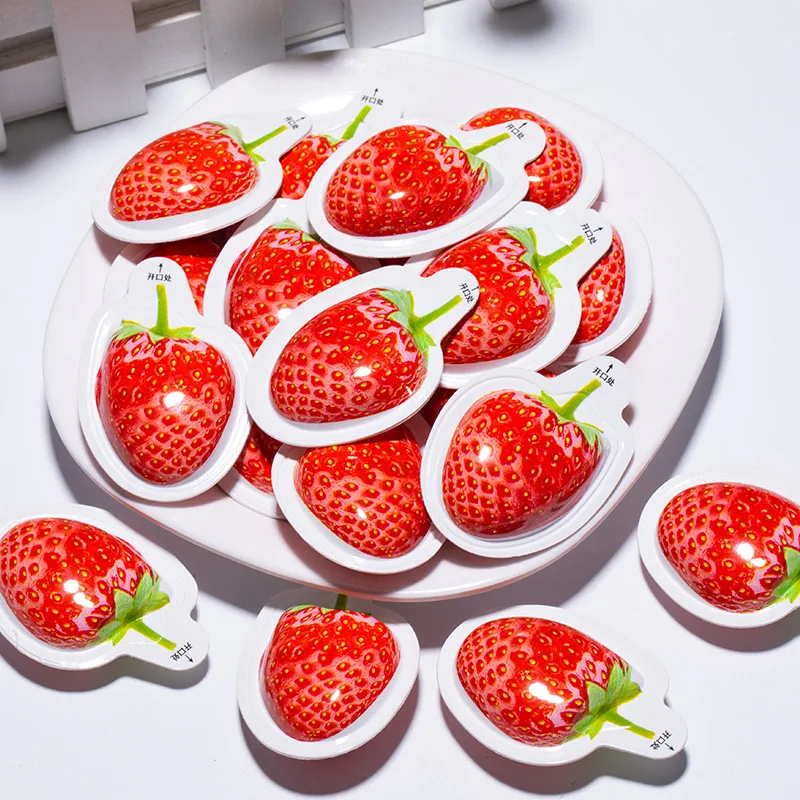 New Arrival Soft Sweets With Jam Strawberry Fruit Gummy Candy Jelly