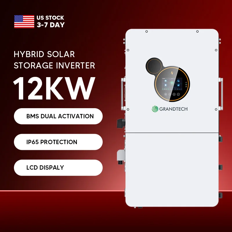 Yhdysvaltojen varasto 5 kW 6,2 kW 8 kW 10 kW 12 kW rinnakkainen hybridiaurinkoinvertteri kotikäyttöön pois-verkosta energiavarastojärjestelmään aurinkosähköinvertteri