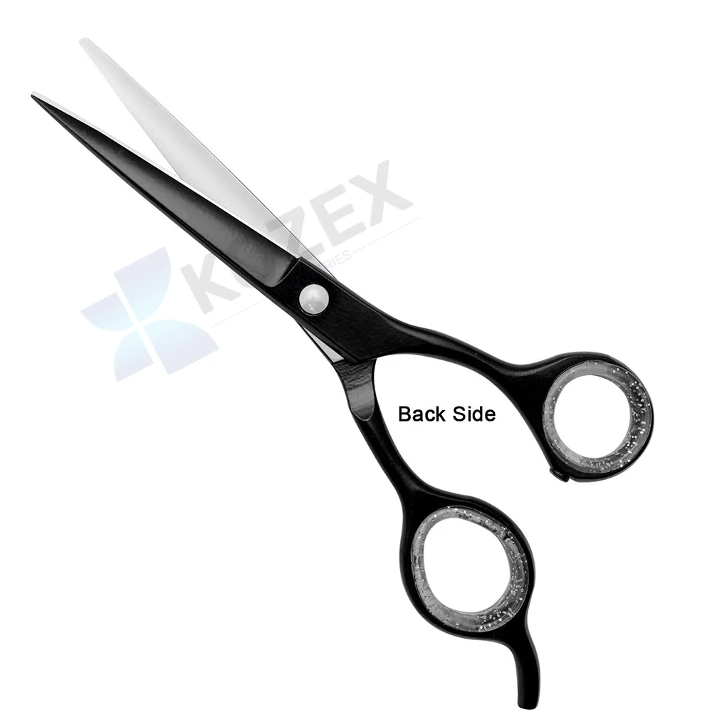 Black Color Coated Barber Hair Cutting Scissors Salon Scissors German