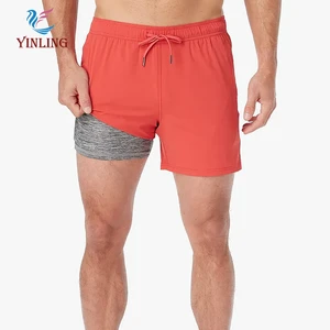 Wholesale Custom Shorts Trunk Quick Dry Board Shorts Custom Solid Mens Shorts 3days for Sample