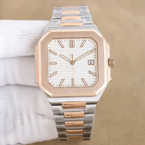 New High-quality Classic Business Men's Mechanical Watch Simple Elegant square Shape Luxurious Graceful Business Casual Watches
