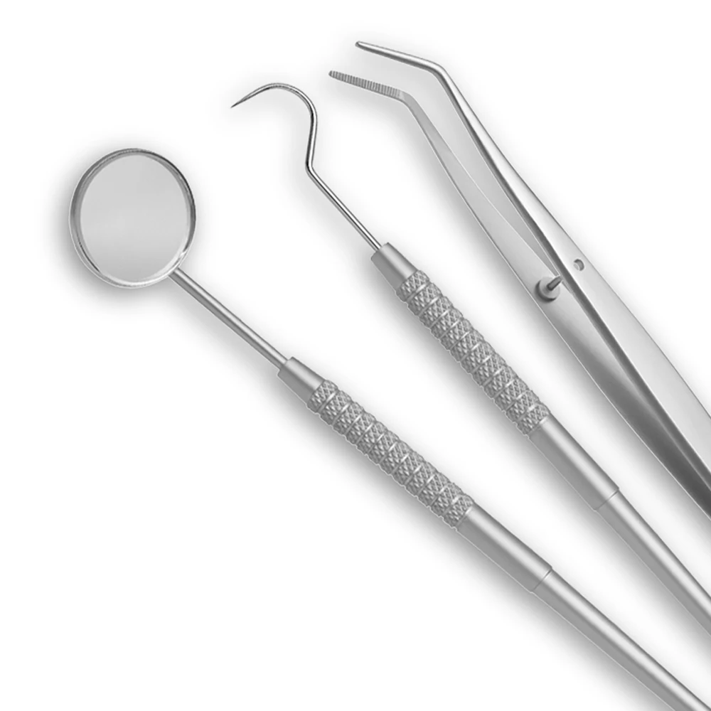 Basic Dental Examination Kit Oral Dental Surgery Instruments Set