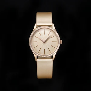 New High-end Luxury Rose Gold Automatic Mechanical Watch with Genuine Leather Strap High-quality Business Classic Elegant Watch