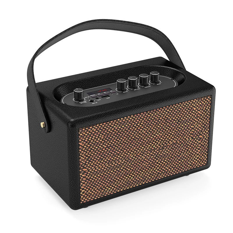 Light Weight and Equipped With Carrying Handle 3600mAh Powerful Portable Karaoke Bluetooth Speaker 30Watts