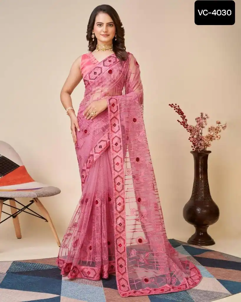 Indian and Pakistani Style Designer Soft Net Saree Women Muslim Dress Chiffon Fabric Lowest Price Salwar Kameez Suit and Gowns