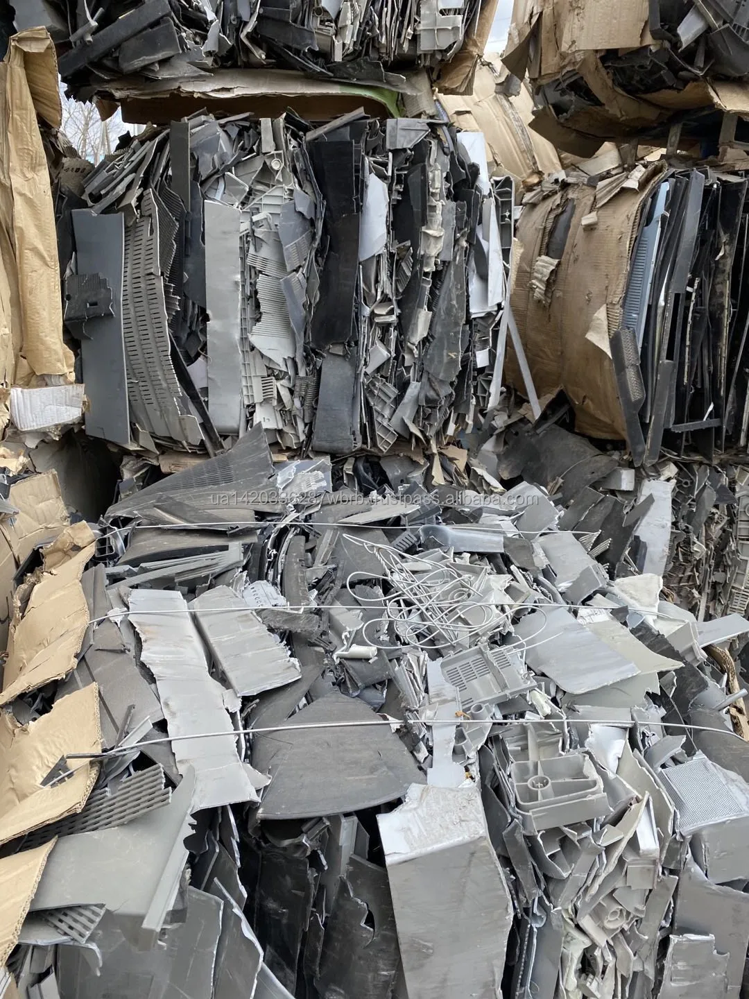 PS / ABS plastic scrap-waste bales from electric and electronic devices (TV SHELL-CASE COMPUTERS etc) FOR RECYCLING