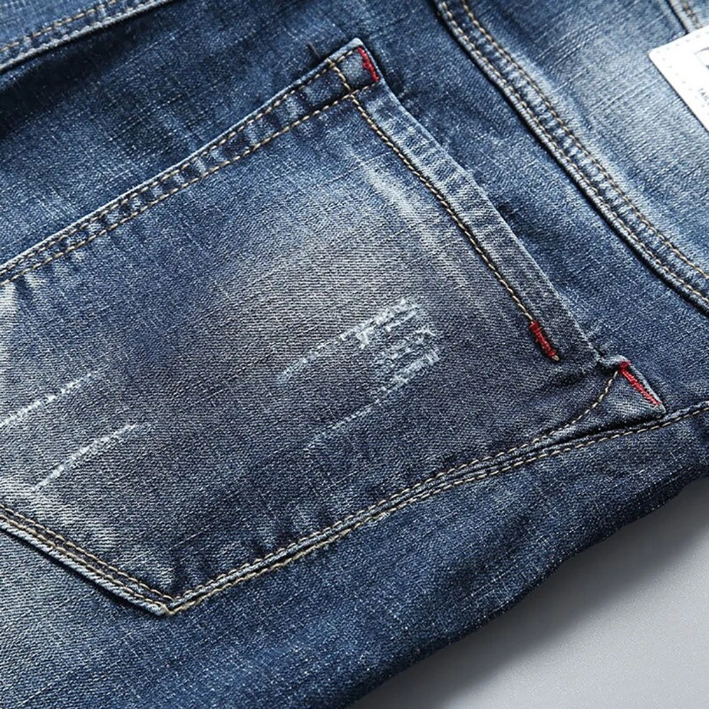 Jeans corti elasticizzati da uomo estivi Moda Casual Slim Fit Pantaloncini di jeans elastici di alta qualità Abbigliamento maschile di marca Jeans da uomo677_voghion.com