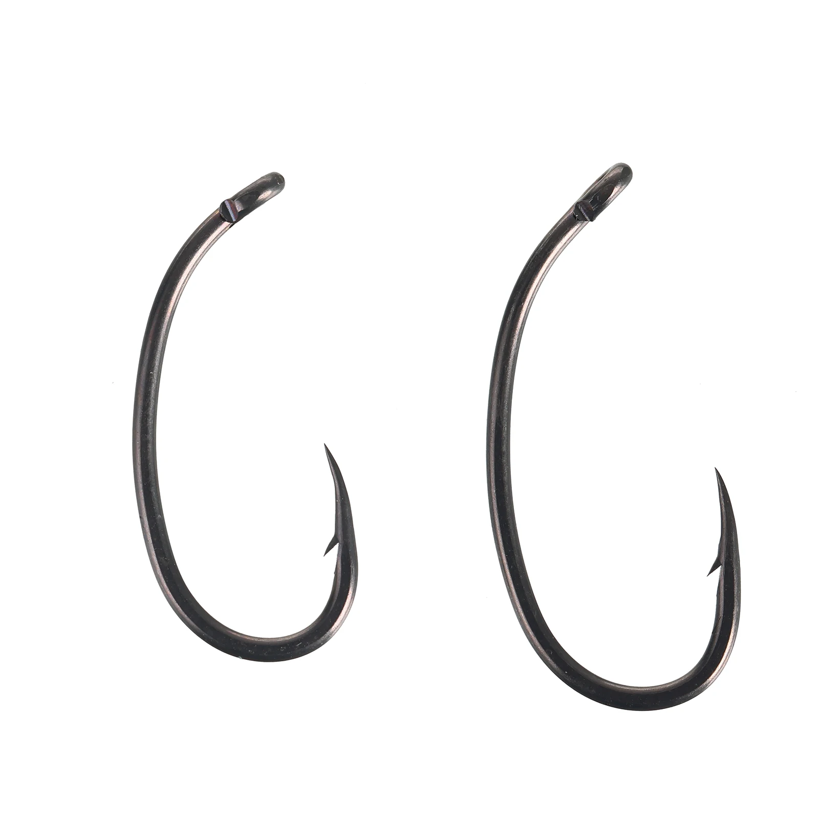 Long Shank Kurv Hooks for Carp Fishing