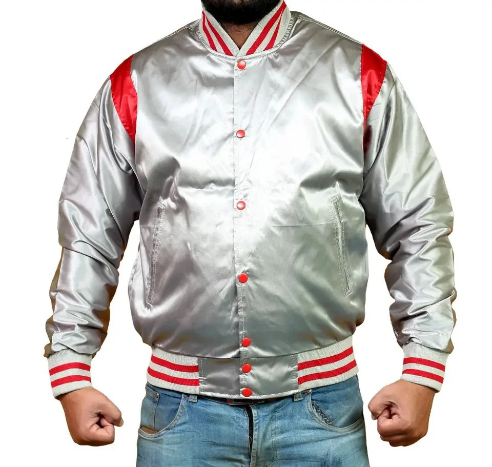 Women Classic Cropped Custom Bomber Jacket Satin Baseball College ...