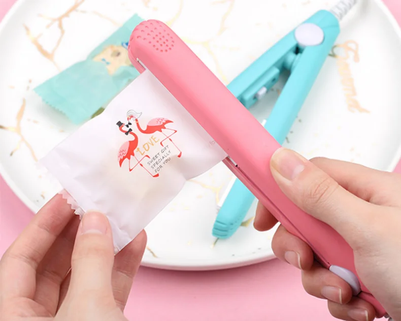 Household Portable Mini Sealing Machine Snack Mini Heat Seal Clip Machine