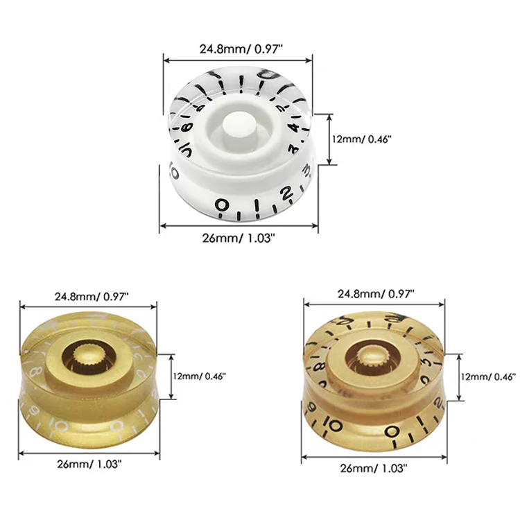 Wholesale Speed Volume Toneguitar Knobs guitar accessories electric guitar knobs from guitar parts