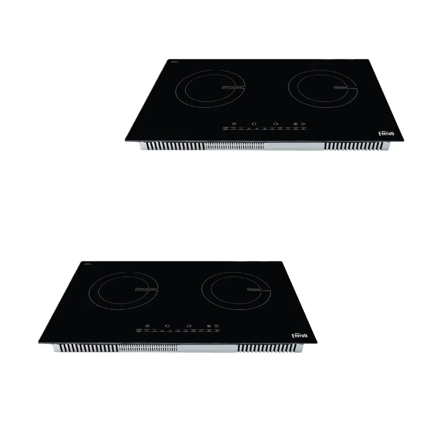 ID4000BN Double Induction Cooker 2 Cooking Zones Toughened Glass Panel Touchpad Operation Kitchen Good Price Wholesale Vietnam