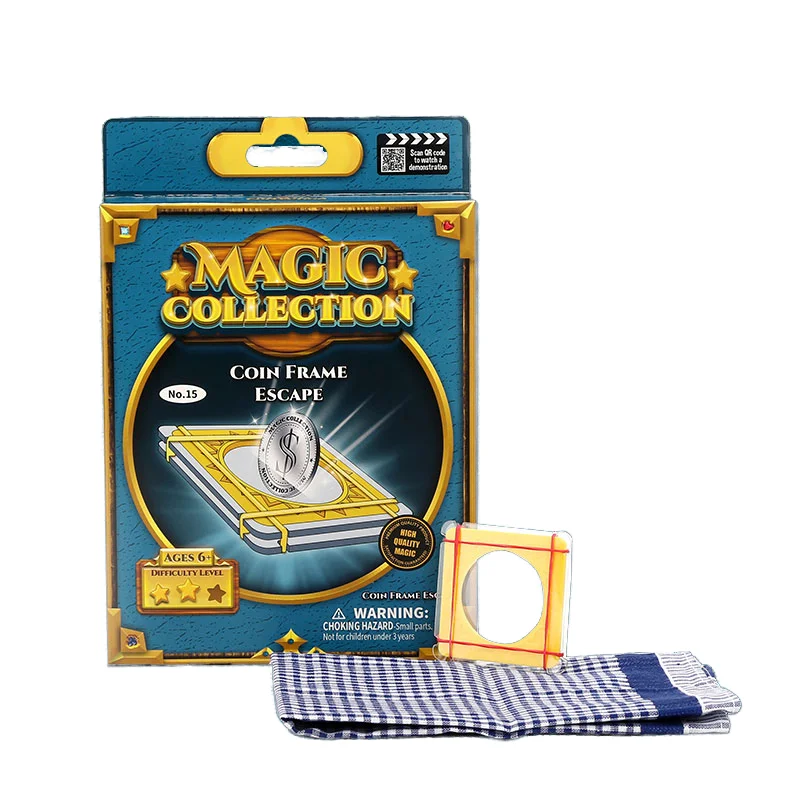 Профессиональная детская Магическая монета сценический реквизит для иллюзий с крупным планом из пластика