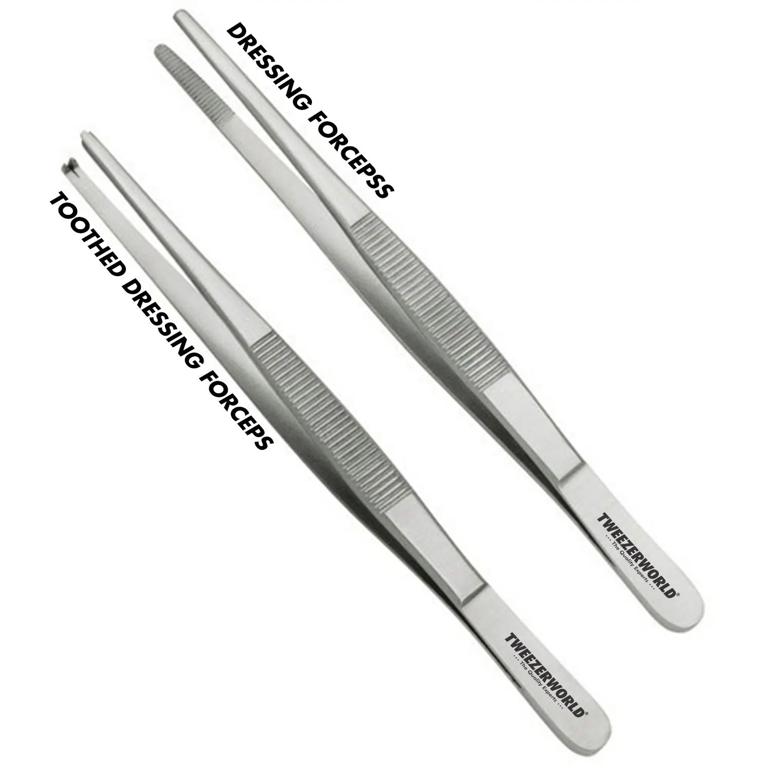 Dissecting Tooth Dressing Thumb Forceps Clamp Stainless Steel Tweezers ...