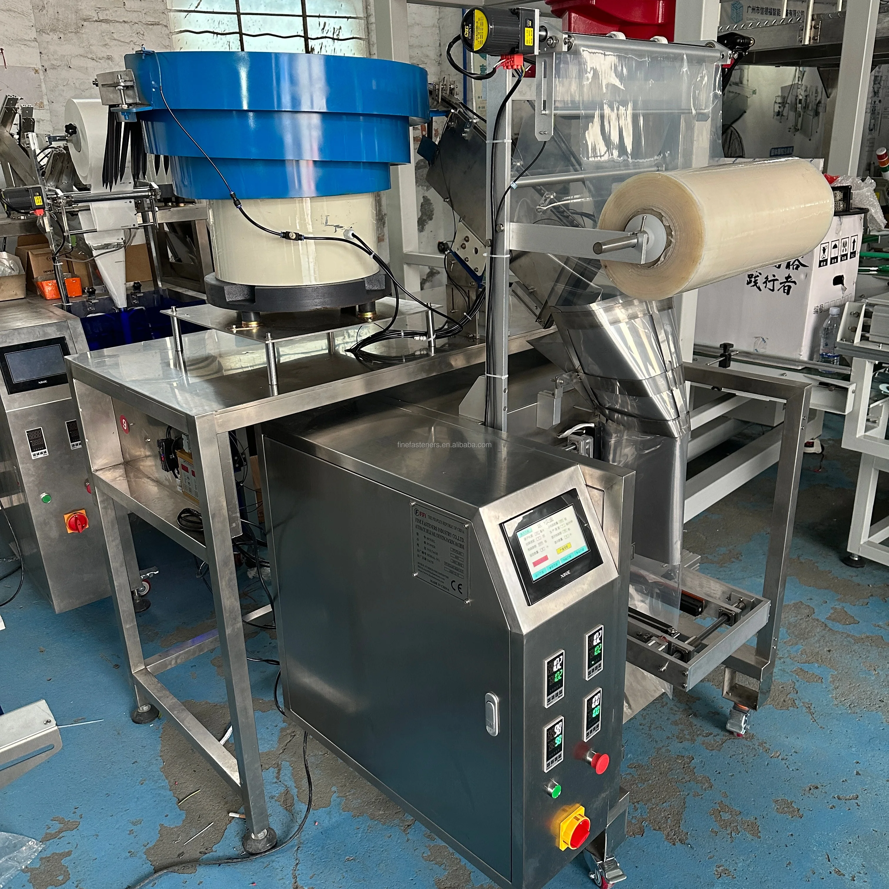 Máquina de empaquetado de barreras para adoquines y césped