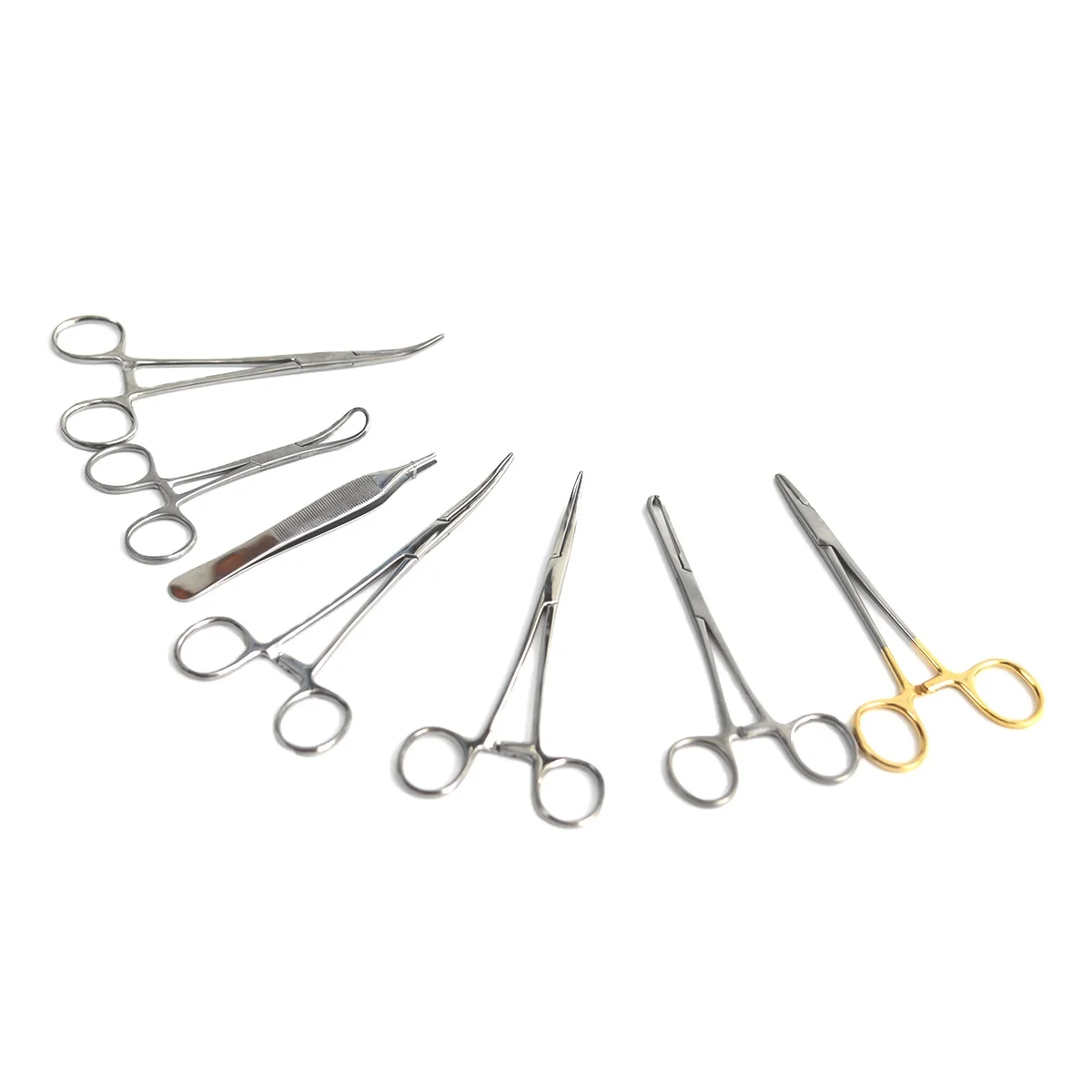 Dandy Haemostatic Forceps Laterally Curved 1x2 Teeth Micro Surgery ...