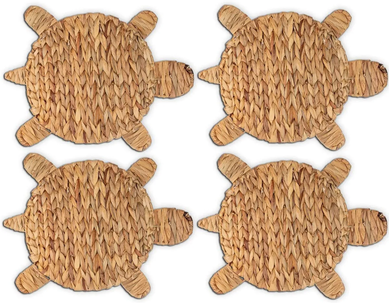 Modern Placemats and Coasters - Hand Woven Water Hyacinth