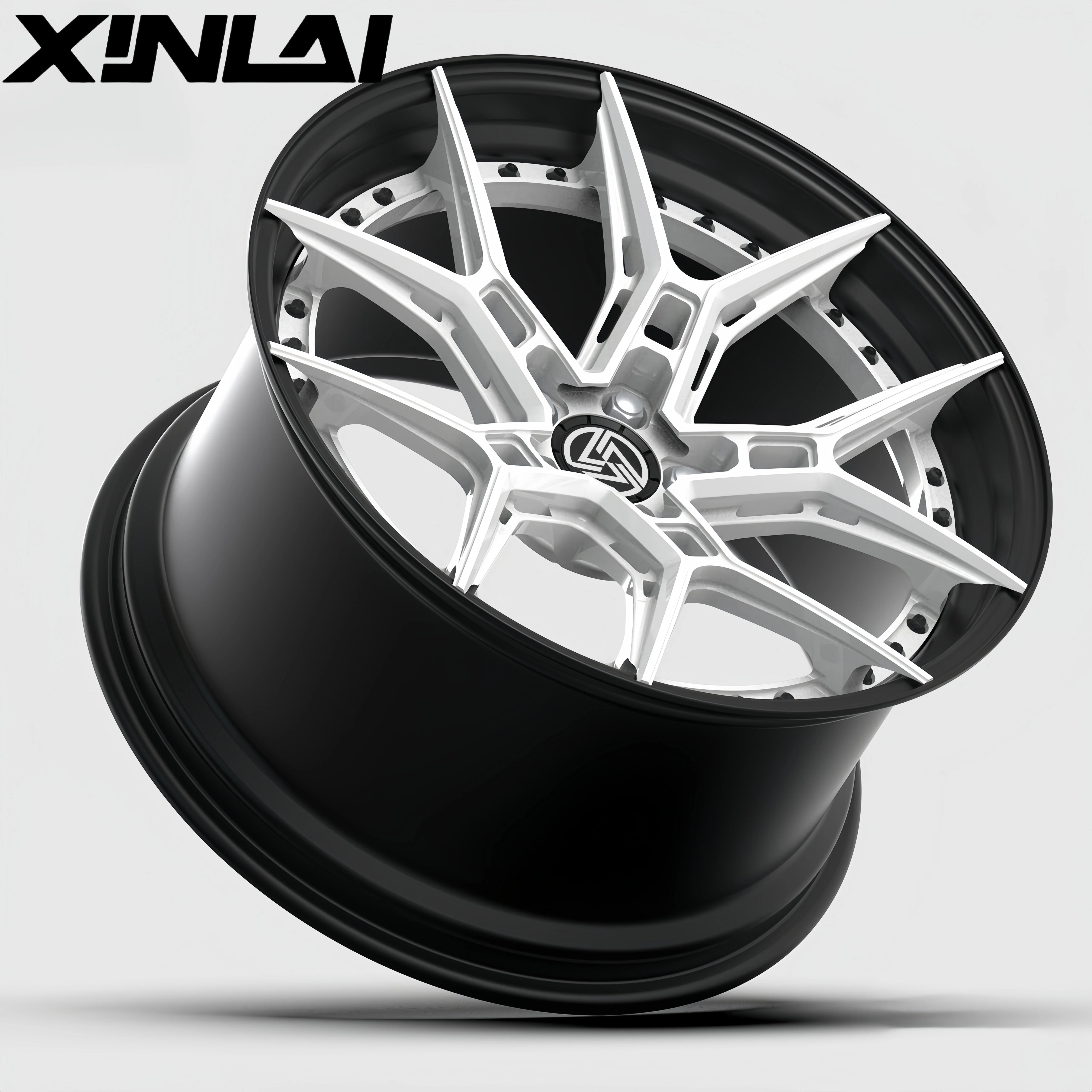 XINLAI Custom Deep Concave Aluminum Alloy Forged Wheels Hubs 2-Piece Car Rims Wheels for Mercedes A45 CLA45 C63 E53 E63 CLS63 - Image 2