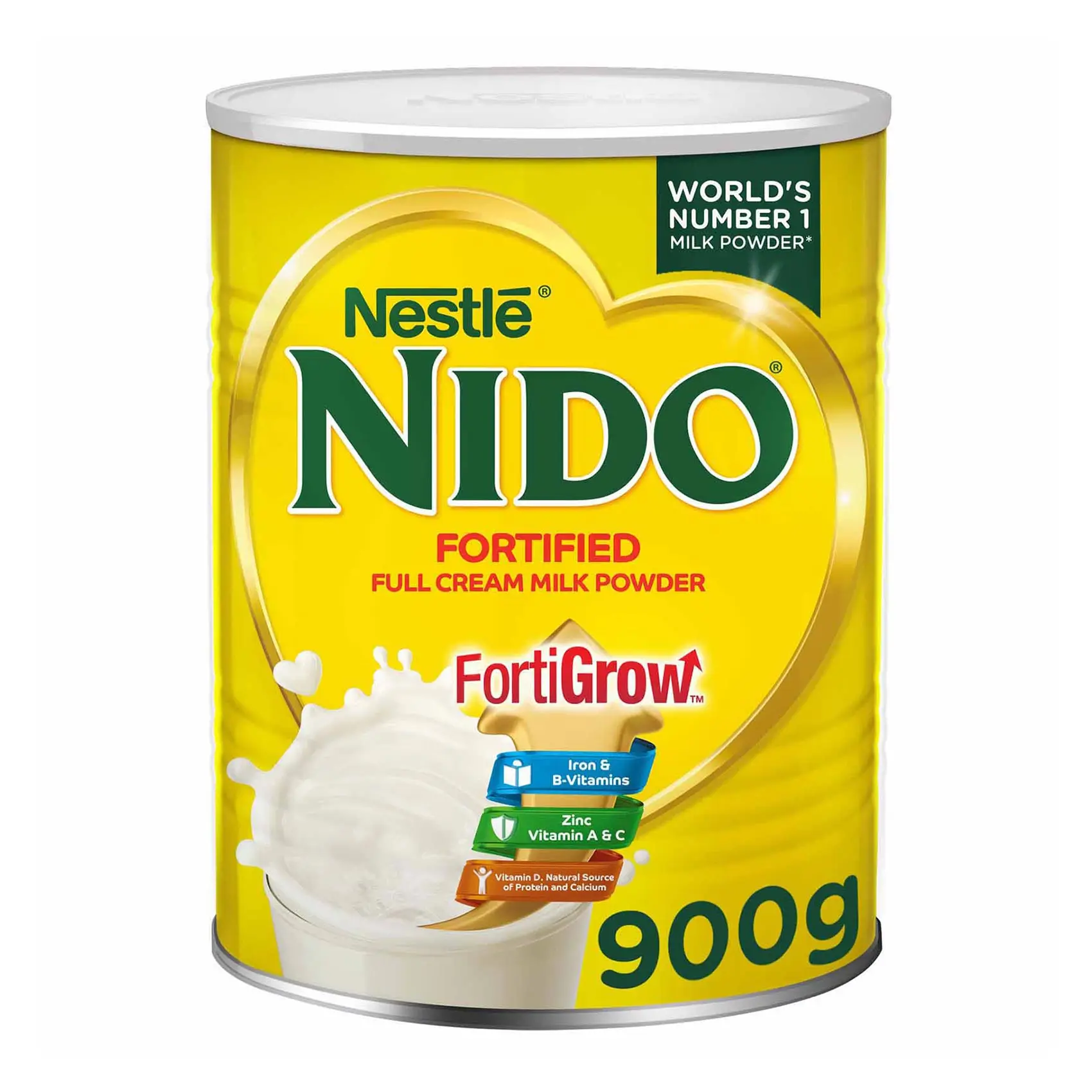 Мгновенное сухое цельное молоко Nestle Nido специально разработанное обогащенное витаминами консервированная упаковка 2 5 кг