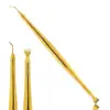 Gold with comb