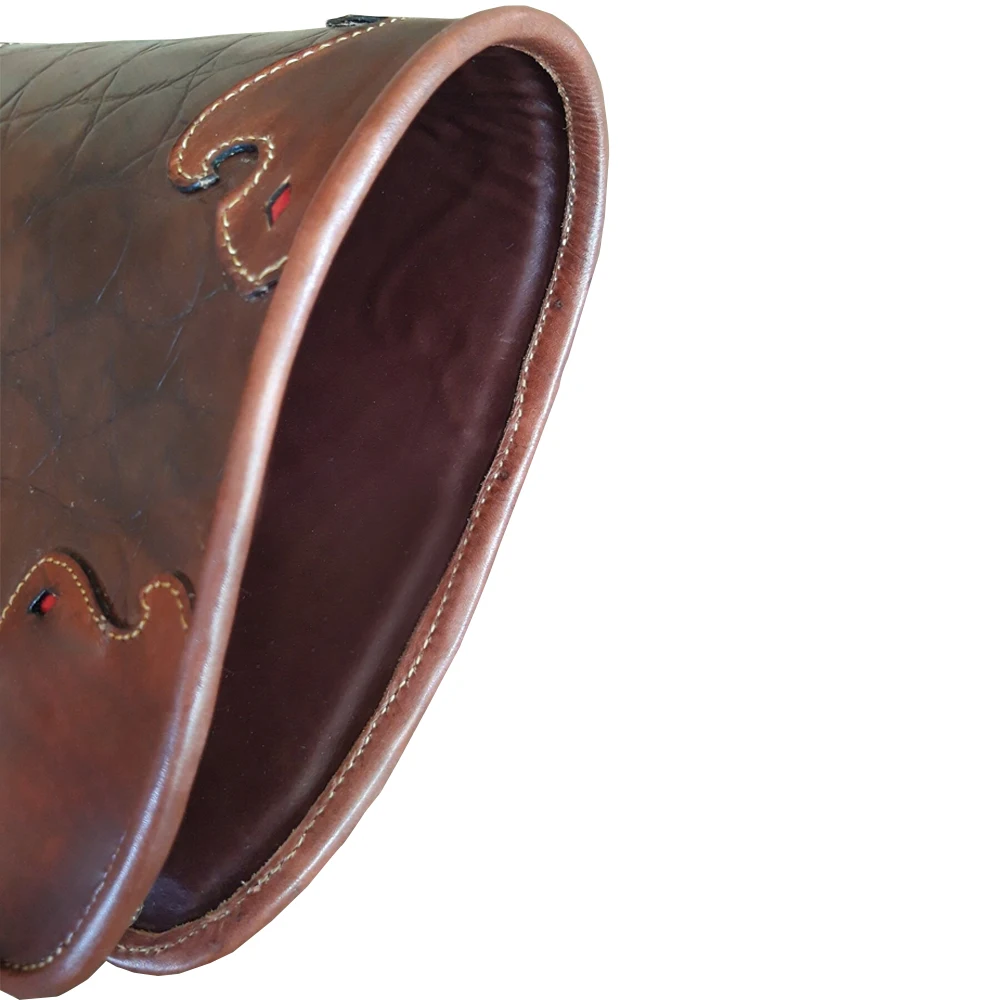Top Trending Product Customize Bird-Handling Falconry Gloves Long Cuff Inner Fleece Leather Falconry Gloves