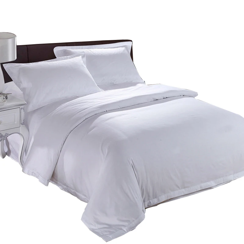 High Quality 100 Cotton White Satin Bedding Set For 5 Star Resort Hotel Buy Bed Sheets Bed