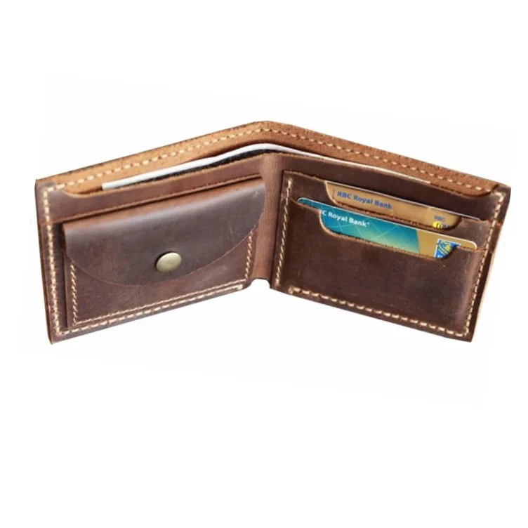 Woodbridge London Men's Genuine Leather Tri-Fold Wallet - Brown, Premium Cowhide With Gift Box - View #12