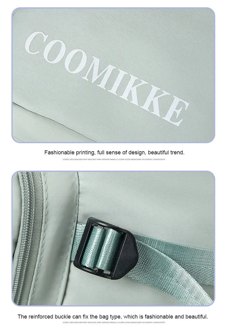 Large Capacity Travel Bag Waterproof Sport Gym Travel Duffel Bag With Shoe Compartment Luggage