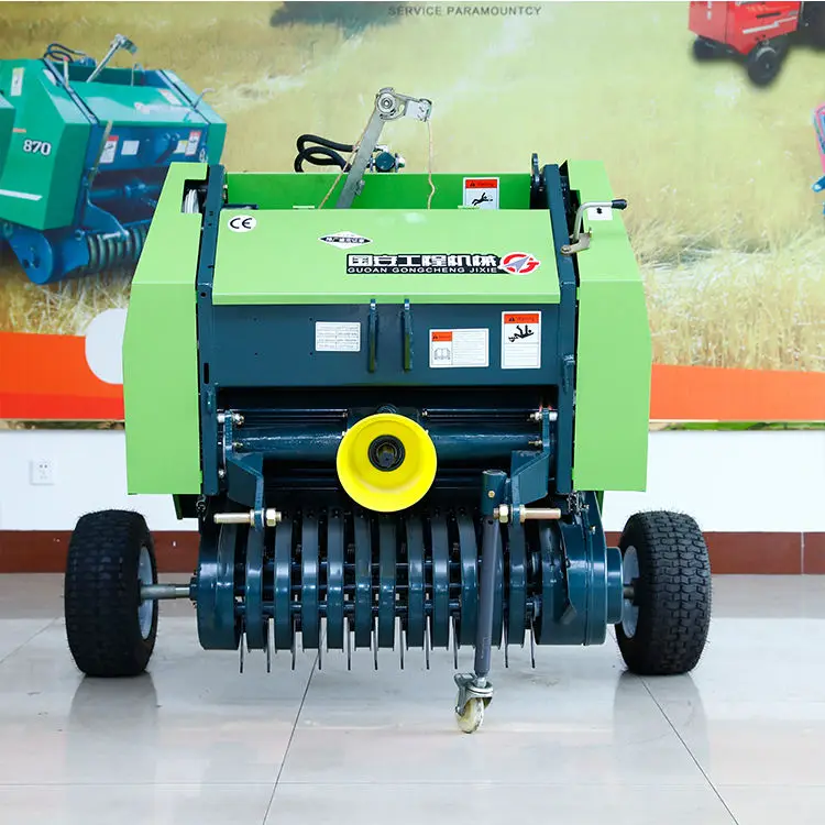 2024 Agriculture Machinery Customized Mini Round Baler Hay Straw Round Net Baler MRB0850 Round Baler For Sale