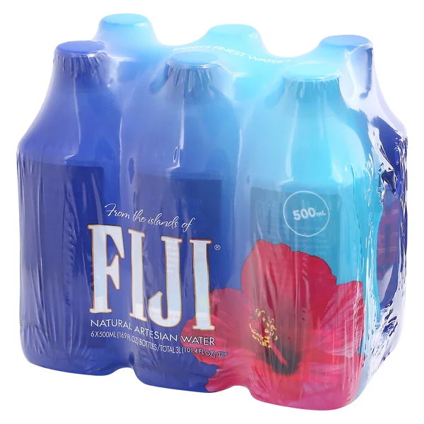 Fiji Water 24x500 мл Натуральная Минеральная родниковая вода в пластиковых бутылках 500 мл x 24 чехол