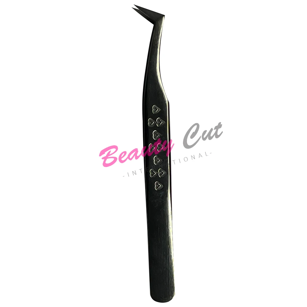 Professional Eyelash Extension Tweezers Curved Volume Lash Tweezers