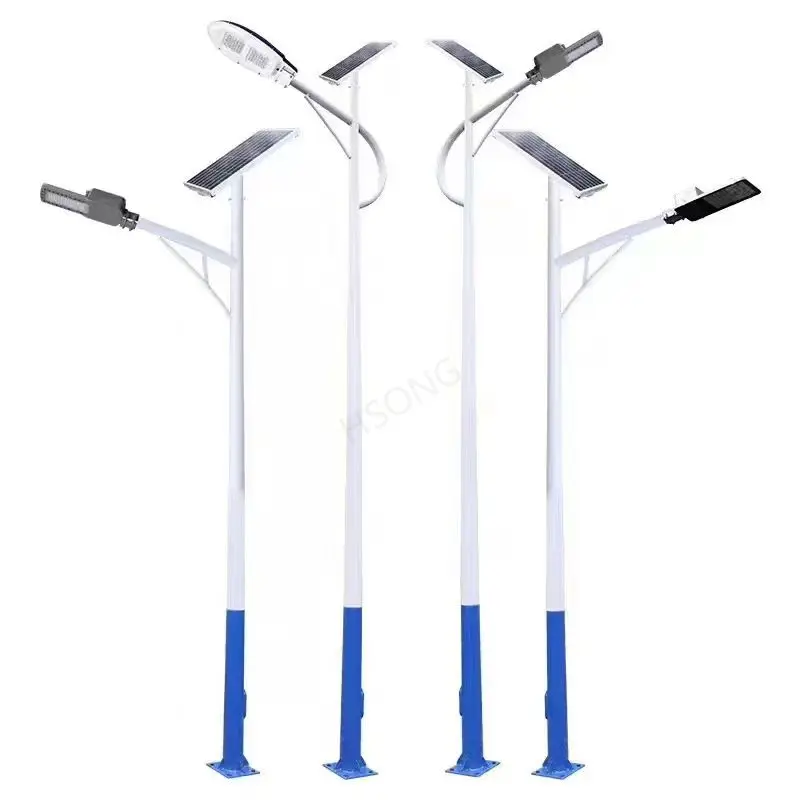 6 Meter Streetlight Lamppost Price  Galvanized Folding Lamp Lights Post Lighting Pole Solar Street Light Poles