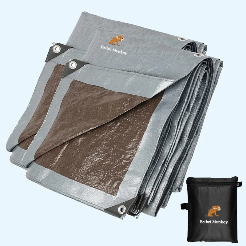 10x12 Heavy Duty Tarp,10 Mil Thick,Waterproof,Tear & Fade Resistant