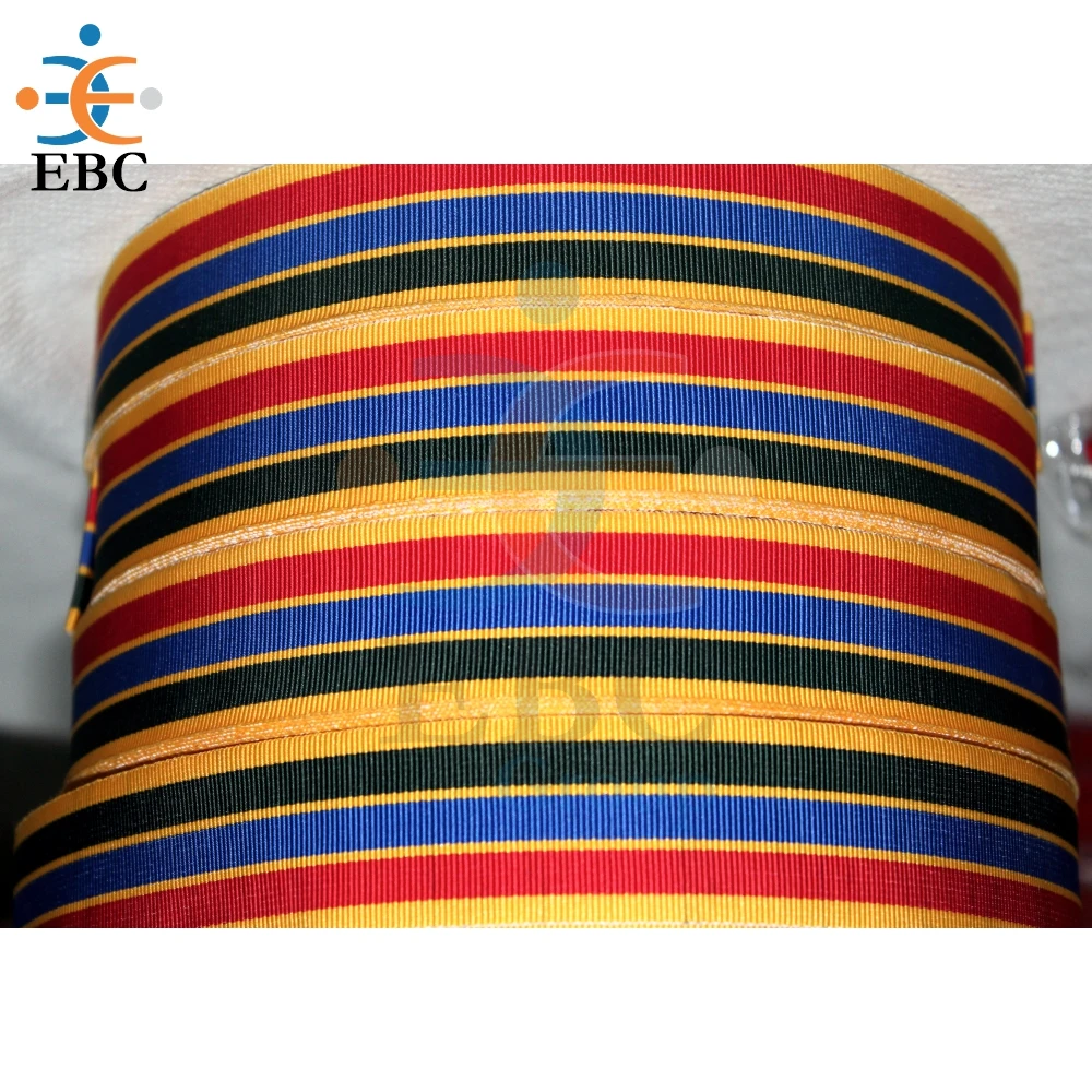 Медальные муаровые ленты изготовленные на заказ шелковые однотонного цвета объемные текстильные с эффектом воды