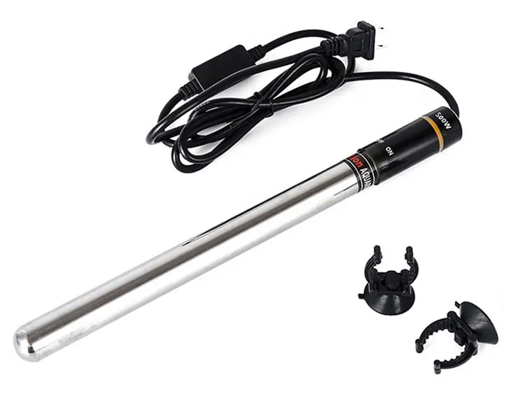 15w 50w 100w 200w 300w 500w Submersible Aquarium Water Heaters Stainless Steel For Fish Tanks