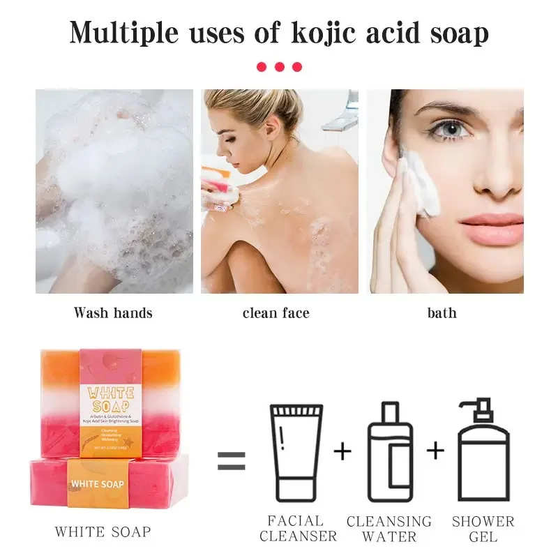 Custom Skin Lightening Whitening Papaya Kojie San Kojic Acid Soap Slim ...