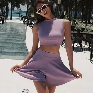 Custom Logo Women's Tennis Skirts Uniforms Front/Back Logo Positions Wholesale OEM MOQ 50+ Quick-Dry Fabric