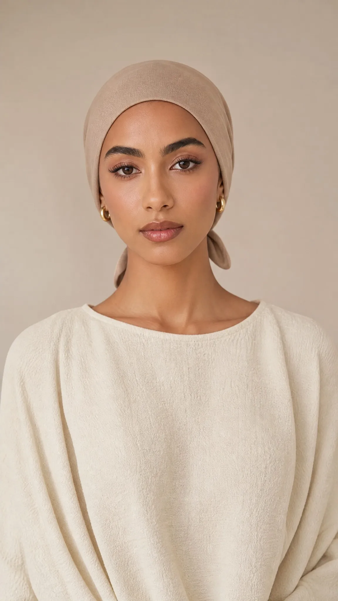 Jersey Hijab Undercap with Tie Back