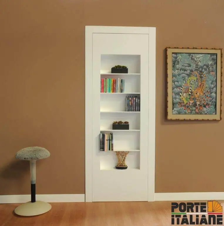 Secret Flushtothewall Bookcase Door 60x210 Pull Left Buy Door