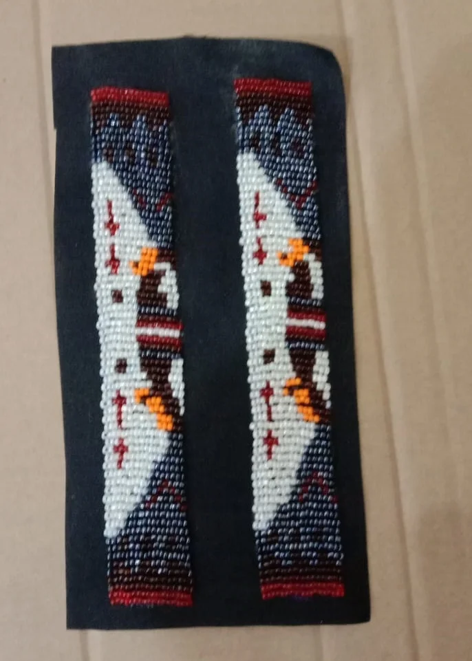 Orange Diamond Beaded Hatband Beaded Patch Hatband New Straw Hat Fedora