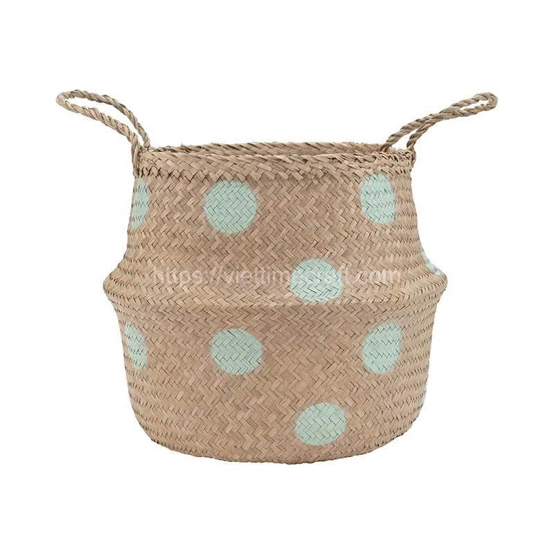 Modern Design Large Rectangular Water Hyacinth Storage Basket/ Box