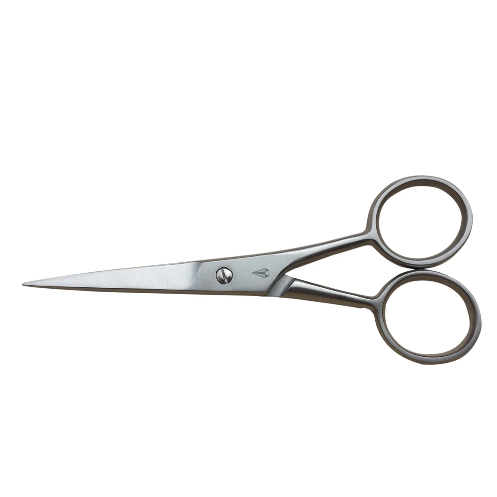 Rounded Facial Hair Scissors For Men Mustache Nose Hair Beard Trimming ...