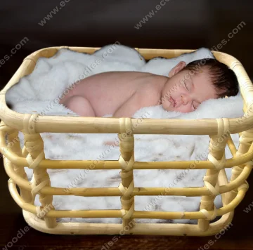 Fabrik Verkauf neugeborenen Babybett Krippe licht farbe baby fotografie  prop mini bambus wiege krippe fr digitale verwenden grohandel gro verkauf