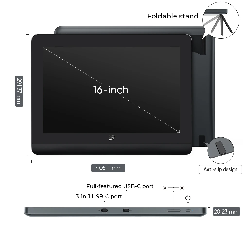 その他 XPPen Artist Pro 16 (Gen 2) X3 Pro XPPen Artist Pro 16 (Gen2) Drawing Tablets with Screen 2.5K Pen