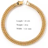 Chaîne gourmette 18 carats P2 50026153