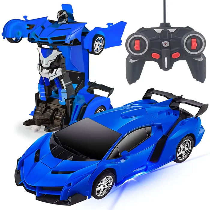 Jouet Voiture Robot Transformable - 2 En 1 (voiture Et Robot), 11 Cm, En Plastique ABS - Pour Enfants Et Collectionneurs, Jeu Manuel Sans Piles