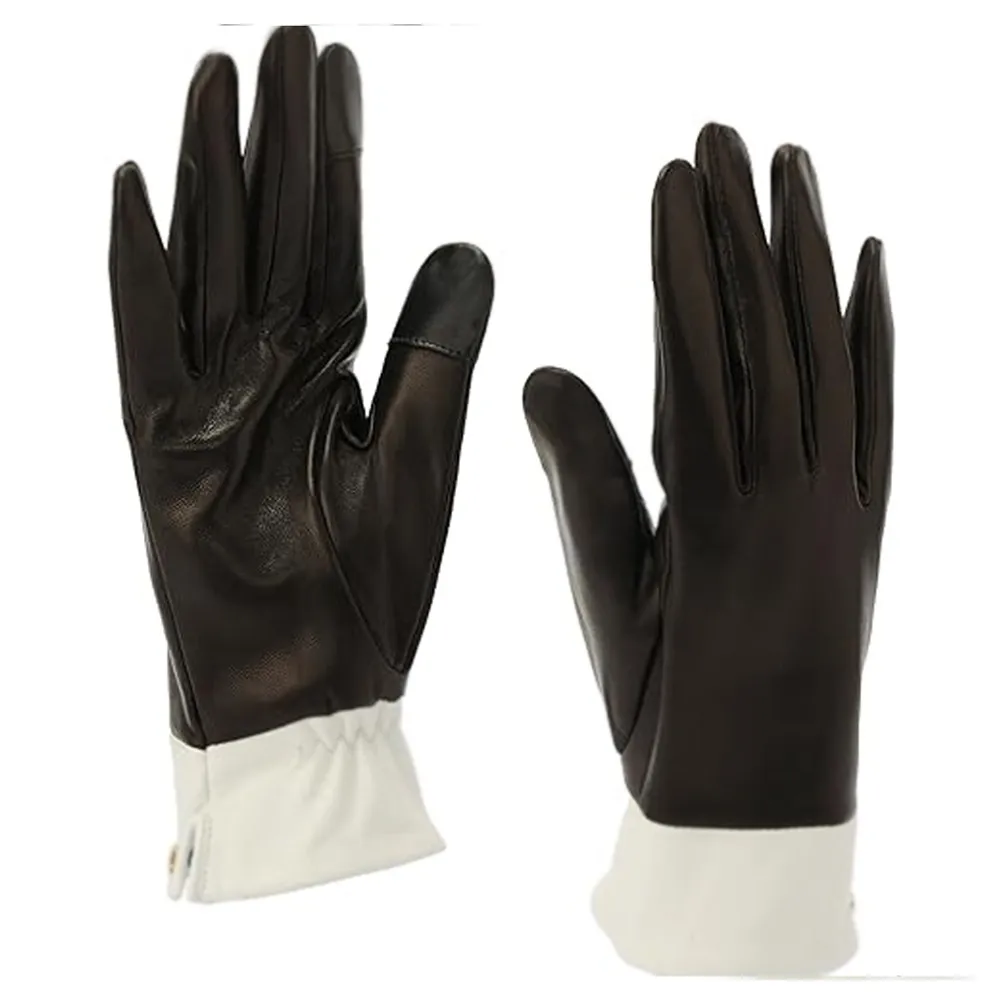 Лучший материал удобные дышащие кожаные перчатки с полным пальцем из Пакистана новейший дизайн Модные для женщин