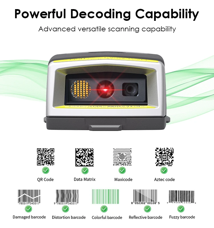 Effon MS02 - Wireless Bluetooth Laser Barcode Scanner